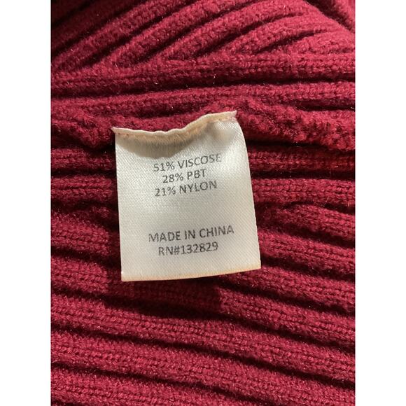 Lovers And Friends 'Michelle' Red Viscose Knit Shrug Size XS - Picture 5 of 5